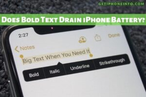 Does Bold Text Drain iPhone Battery?