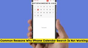 Common Reasons Why iPhone Calendar Search Is Not Working