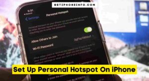 Set Up Personal Hotspot On iPhone