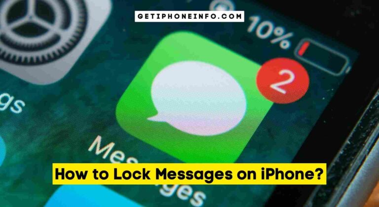 How to Lock Messages on iPhone