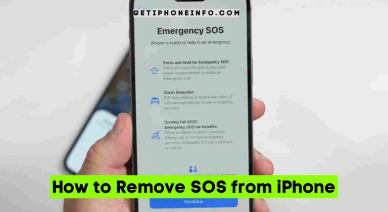 How to Remove SOS from iPhone