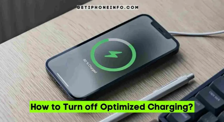 How to Turn off Optimized Charging?