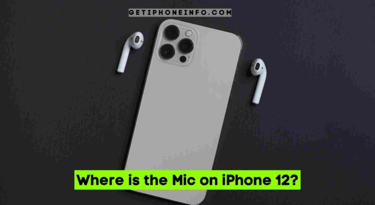 Where is the Mic on iPhone 12?