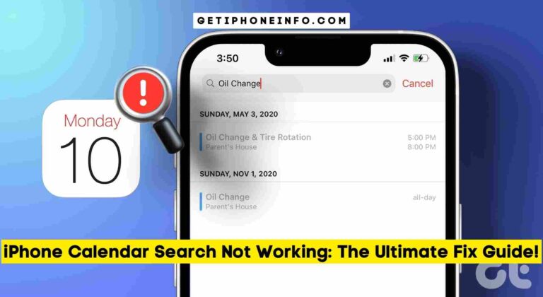 iPhone Calendar Search Not Working The Ultimate Fix Guide!
